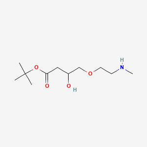 molecular formula C11H23NO4 B12304813 MeNH-PEG2-CH2COOtBu 