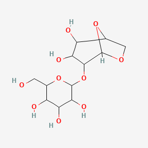 2-[(2,3-Dihydroxy-6,8-dioxabicyclo[3.2.1]octan-4-yl)oxy]-6-(hydroxymethyl)oxane-3,4,5-triol