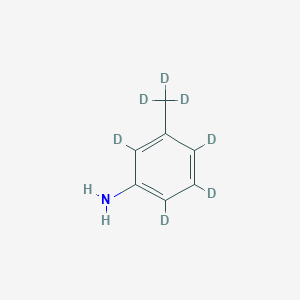 molecular formula C7H9N B12304873 m-Toluidine-d7 (NH2) 