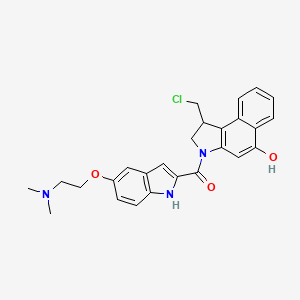 (1S)-1-(chloromethyl)-3-{5-[2-(dimethylamino)ethoxy]-1H-indole-2-carbonyl}-1H,2H,3H-benzo[e]indol-5-ol