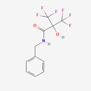 N-Benzyl-3,3,3-trifluoro-2-hydroxy-2-(trifluoromethyl)propanamide