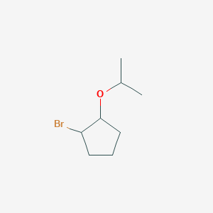 1-Bromo-2-(propan-2-yloxy)cyclopentane