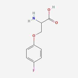 molecular formula C9H10FNO3 B12304967 O-(4-Fluorophenyl)-L-serine 