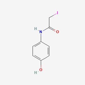 molecular formula C8H8INO2 B12304993 N-(4-Hydroxyphenyl)-2-iodoacetamide CAS No. 53527-05-2