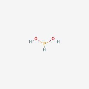 molecular formula H3O2P B1230501 亚磷酸 CAS No. 14332-09-3