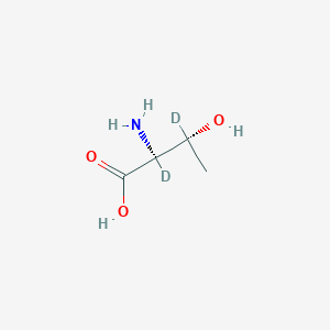 molecular formula C4H9NO3 B12305013 L-Threonine-2,3-D2 