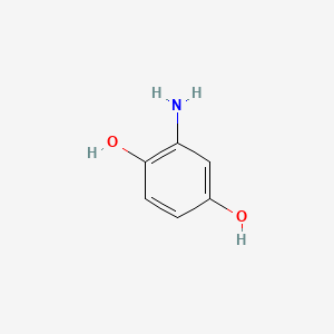 molecular formula C6H7NO2 B1230505 2-Aminobenzene-1,4-diol CAS No. 20734-68-3