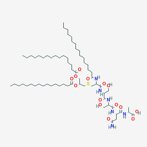 molecular formula C67H124N6O14S B12305053 Pam3-cys-ser-ser-asn-ala-OH 