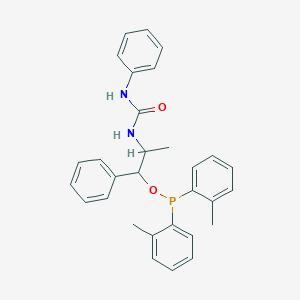 1-[1-Bis(2-methylphenyl)phosphanyloxy-1-phenylpropan-2-yl]-3-phenylurea