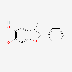 molecular formula C16H14O3 B12305151 Parvifuran 