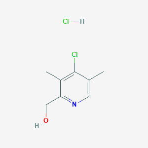 B123052 (4-Chloro-3,5-dimethylpyridin-2-yl)methanol Hydrochloride CAS No. 143016-70-0