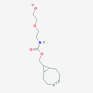 molecular formula C15H23NO4 B12305207 endo-BCN-PEG1-alcohol 