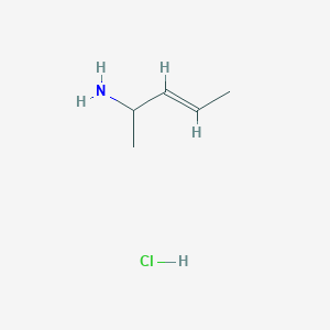 molecular formula C5H12ClN B12305217 (3E)-pent-3-en-2-amine hydrochloride 