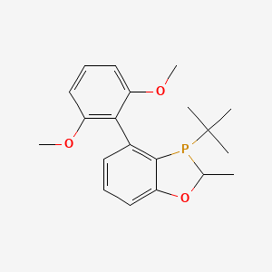 (2S,3S)-3-(Tert-butyl)-4-(2,6-dimethoxyphenyl)-2-methyl-2,3-dihydrobenzo[d][1,3]oxaphosphole