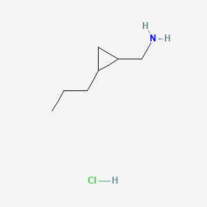 rac-[(1R,2R)-2-propylcyclopropyl]methanamine hydrochloride