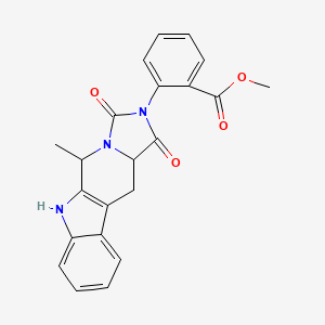 methyl 2-(10-methyl-12,14-dioxo-8,11,13-triazatetracyclo[7.7.0.02,7.011,15]hexadeca-1(9),2,4,6-tetraen-13-yl)benzoate