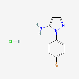 1-(4-bromophenyl)-1H-pyrazol-5-amine hydrochloride