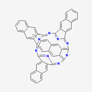 molecular formula C48H24CuN8 B12305325 copper;2,15,28,41,53,55-hexaza-54,56-diazanidatridecacyclo[40.10.1.13,14.116,27.129,40.04,13.06,11.017,26.019,24.030,39.032,37.043,52.045,50]hexapentaconta-1,3,5,7,9,11,13,15,17,19,21,23,25,27(55),28,30,32,34,36,38,40,42(53),43,45,47,49,51-heptacosaene 