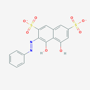 molecular formula C16H10N2O8S2-2 B1230535 酸性红 29(2-) 