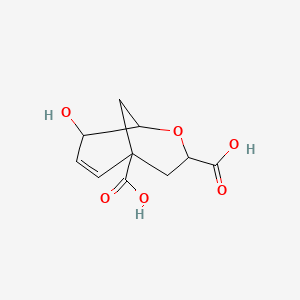 8-Hydroxy-2-oxabicyclo[3.3.1]non-6-ene-3,5-dicarboxylic acid