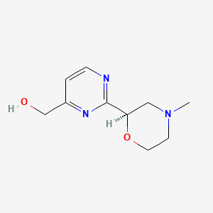 {2-[(2R)-4-methylmorpholin-2-yl]pyrimidin-4-yl}methanol