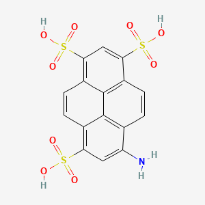 molecular formula C16H11NO9S3 B1230541 8-氨基芘-1,3,6-三磺酸 CAS No. 51987-58-7