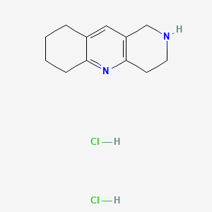 1H,2H,3H,4H,6H,7H,8H,9H-cyclohexa[b]1,6-naphthyridine dihydrochloride