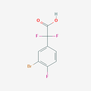 2-(3-Bromo-4-fluorophenyl)-2,2-difluoroacetic acid