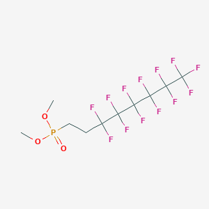 molecular formula C10H10F13O3P B12305513 Dimethyl (1H,1H,2H,2H-tridecafluorooct-1-yl)phosphonate CAS No. 61726-44-1