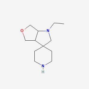 rac-(3aR,6aS)-1-ethyl-hexahydrospiro[furo[3,4-b]pyrrole-3,4'-piperidine], cis