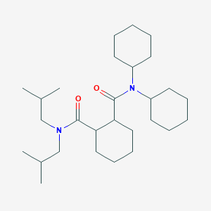 molecular formula C28H50N2O2 B12305544 1,2-Cyclohexanedicarboxamide, N,N-dicyclohexyl-N',N'-bis(2-methylpropyl)- 