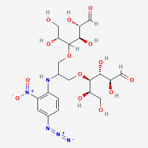 molecular formula C21H31N5O14 B1230556 Nap-bmpa CAS No. 96602-48-1