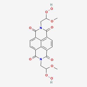 molecular formula C20H18N2O10 B1230557 Photo-Fenton reagent CAS No. 133503-07-8