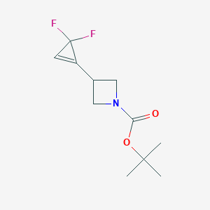 Tert-butyl 3-(3,3-difluorocycloprop-1-en-1-yl)azetidine-1-carboxylate