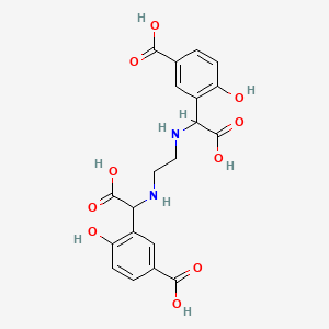 molecular formula C20H20N2O10 B1230559 5-Carboxy-eddha CAS No. 85120-53-2