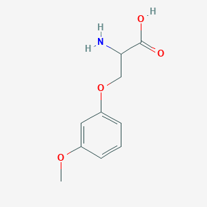 molecular formula C10H13NO4 B12305656 O-(3-Methoxyphenyl)-L-serine 