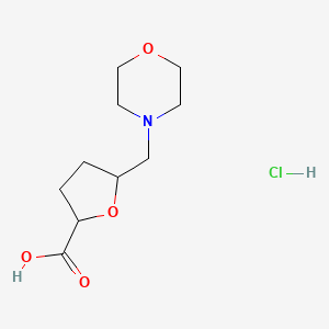 rac-(2R,5S)-5-[(morpholin-4-yl)methyl]oxolane-2-carboxylic acid hydrochloride, cis