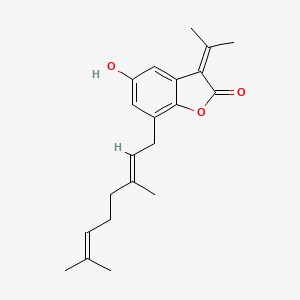 molecular formula C21H26O3 B12305696 Glabralide B 