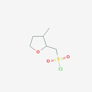 (3-Methyloxolan-2-YL)methanesulfonyl chloride