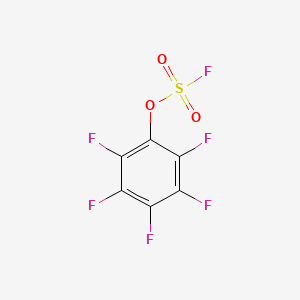 molecular formula C6F6O3S B12305767 Pentafluorophenylfluorosulfonate 