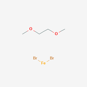 molecular formula C4H10Br2FeO2 B12305794 Iron(II) bromide, dimethoxyethane 