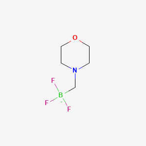 molecular formula C5H10BF3NO- B12305835 Trifluoro(morpholinomethyl)borate 