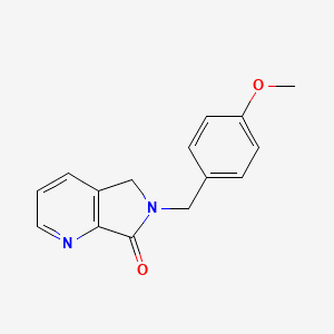 molecular formula C15H14N2O2 B12305845 6-(4-Methoxybenzyl)-5h-pyrrolo[3,4-b]pyridin-7(6h)-one 