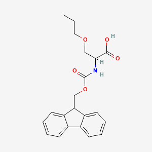 molecular formula C21H23NO5 B12305870 N-Fmoc-O-propyl-D-serine 