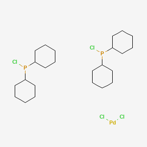 molecular formula C24H44Cl4P2Pd B12305911 palladium (II) 