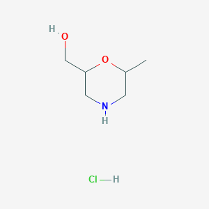 [cis-6-Methyl-2-morpholinyl]methanol hydrochloride