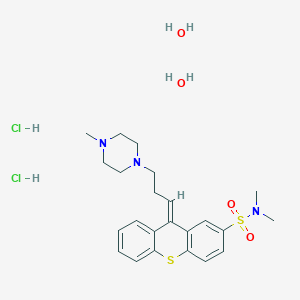 molecular formula C23H35Cl2N3O4S2 B12305966 Thiothixene hcl 