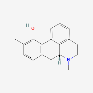 molecular formula C18H19NO B1230599 11-Hydroxy-10-methylaporphine CAS No. 111635-19-9