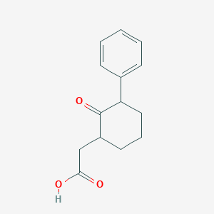 (2-Oxo-3-phenylcyclohexyl)acetic acid