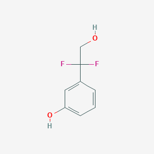 3-(1,1-Difluoro-2-hydroxyethyl)phenol